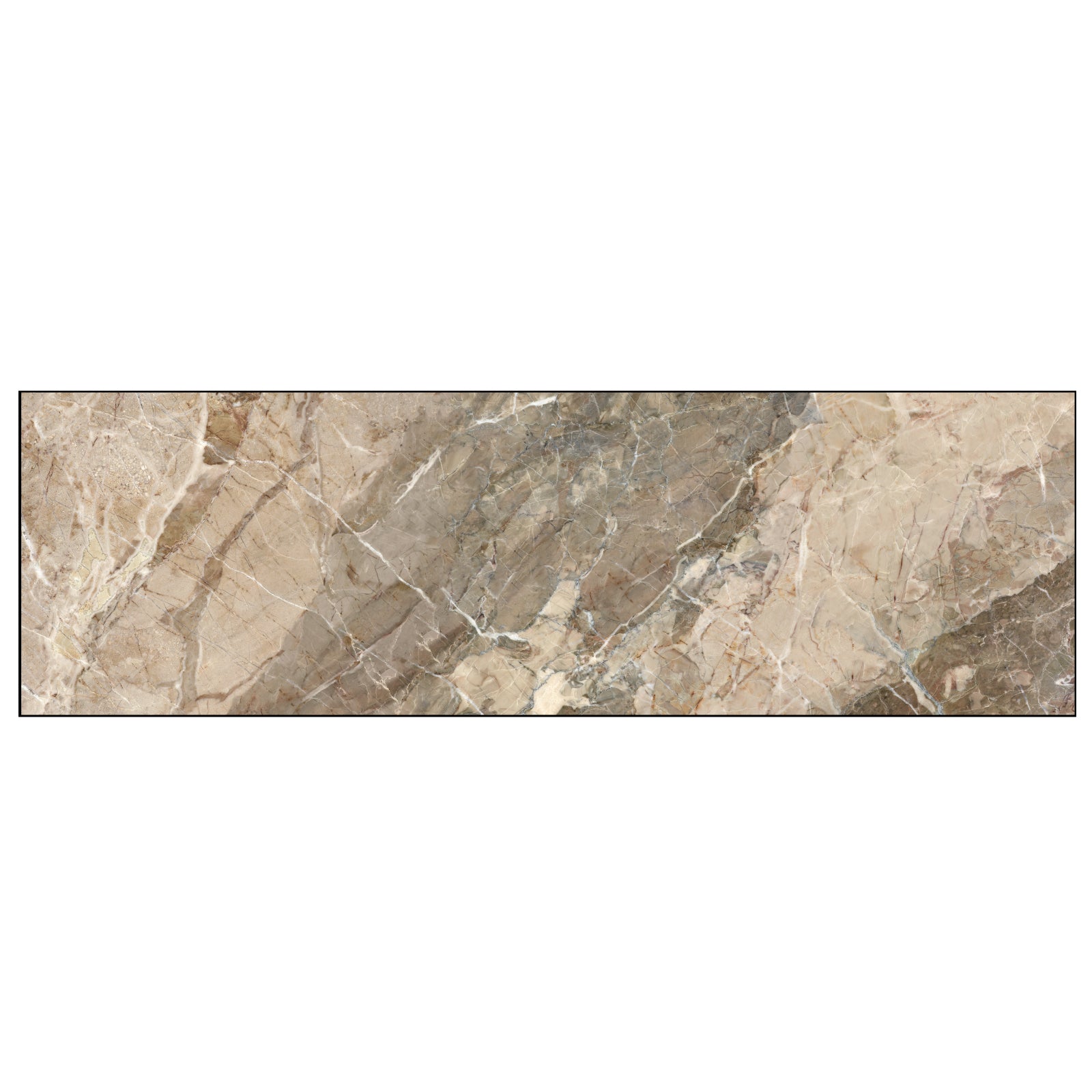 Badrückwand Marmoroptik