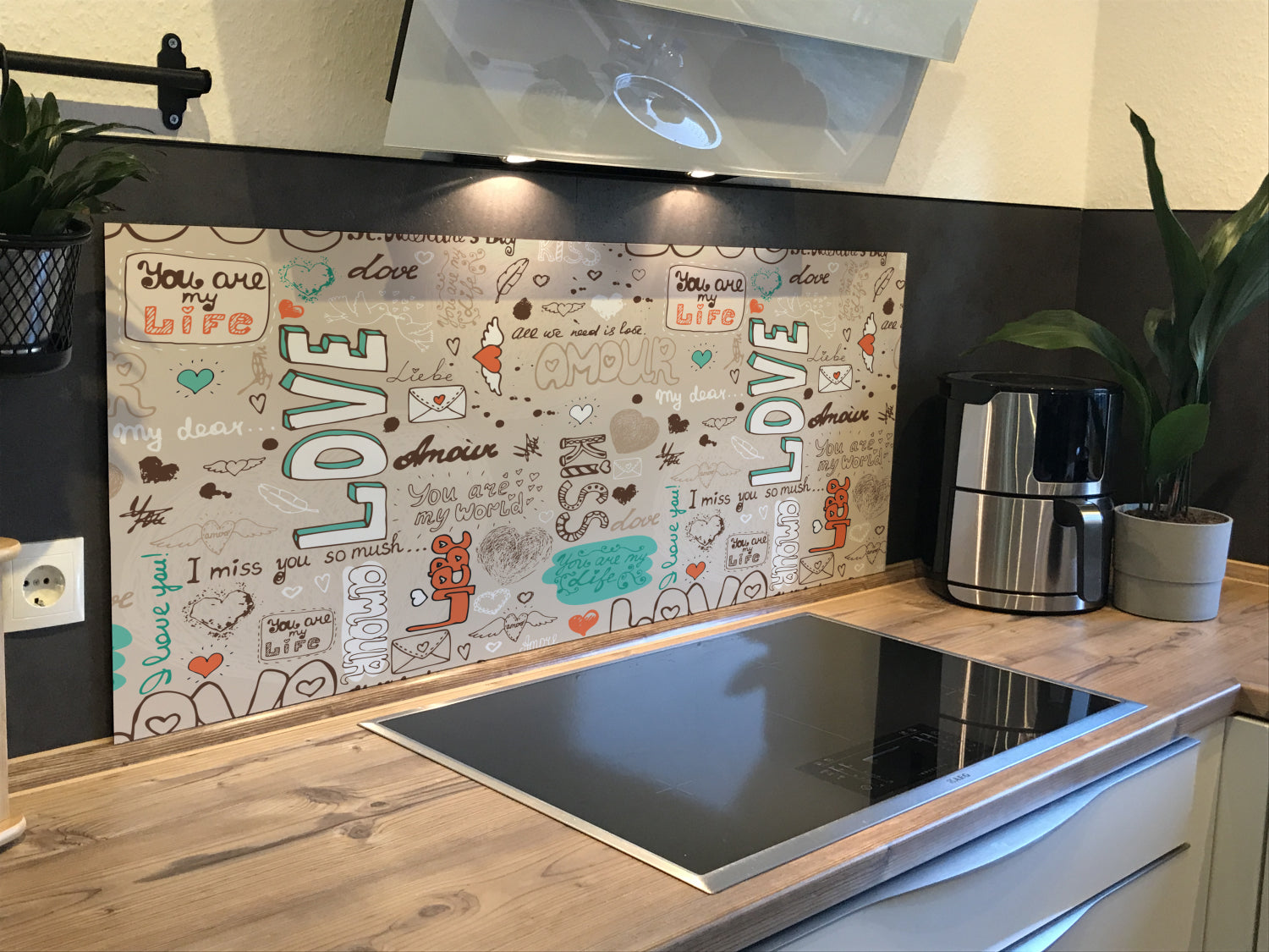 Spritzschutz Küche Musteroptik