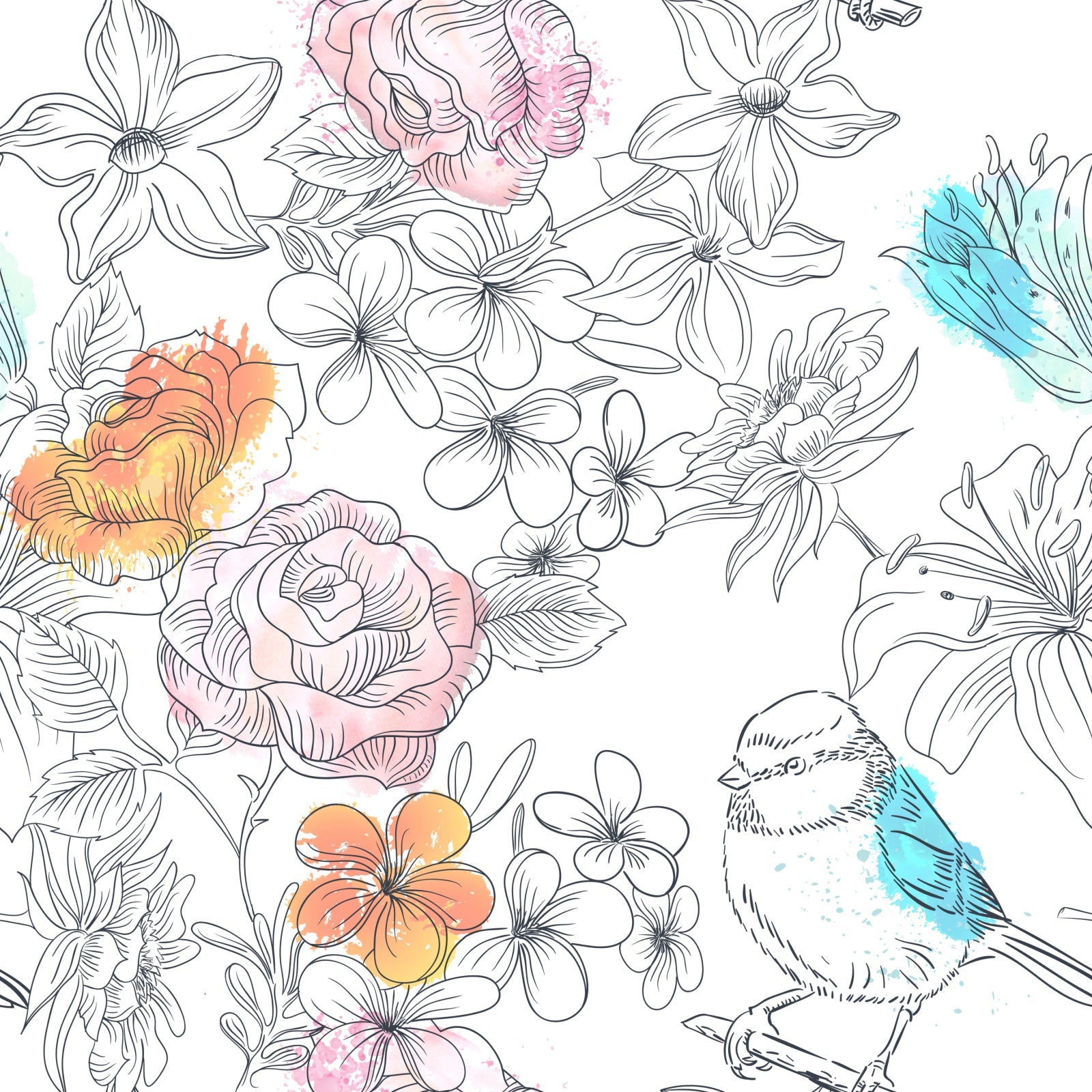 Waschbeckenrückwand Musteroptik