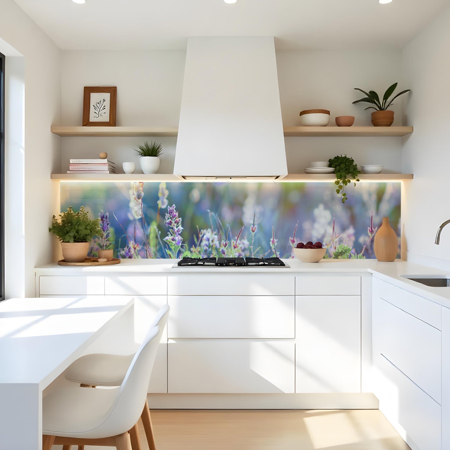 Küchenrückwand Blumenfeld