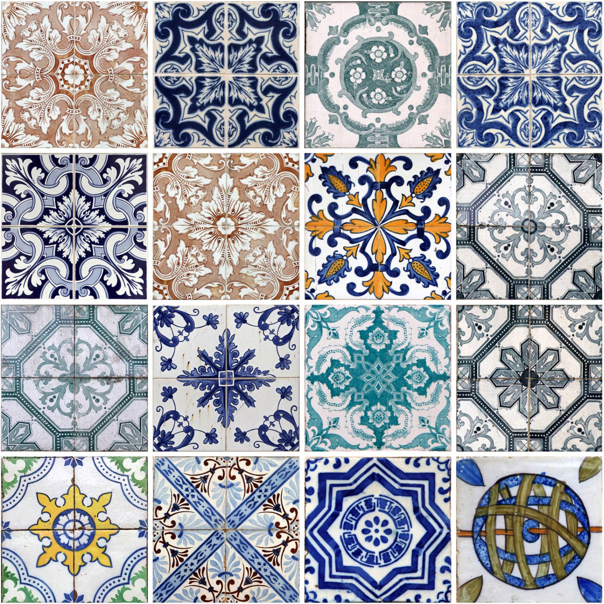 Badrückwand Patchwork