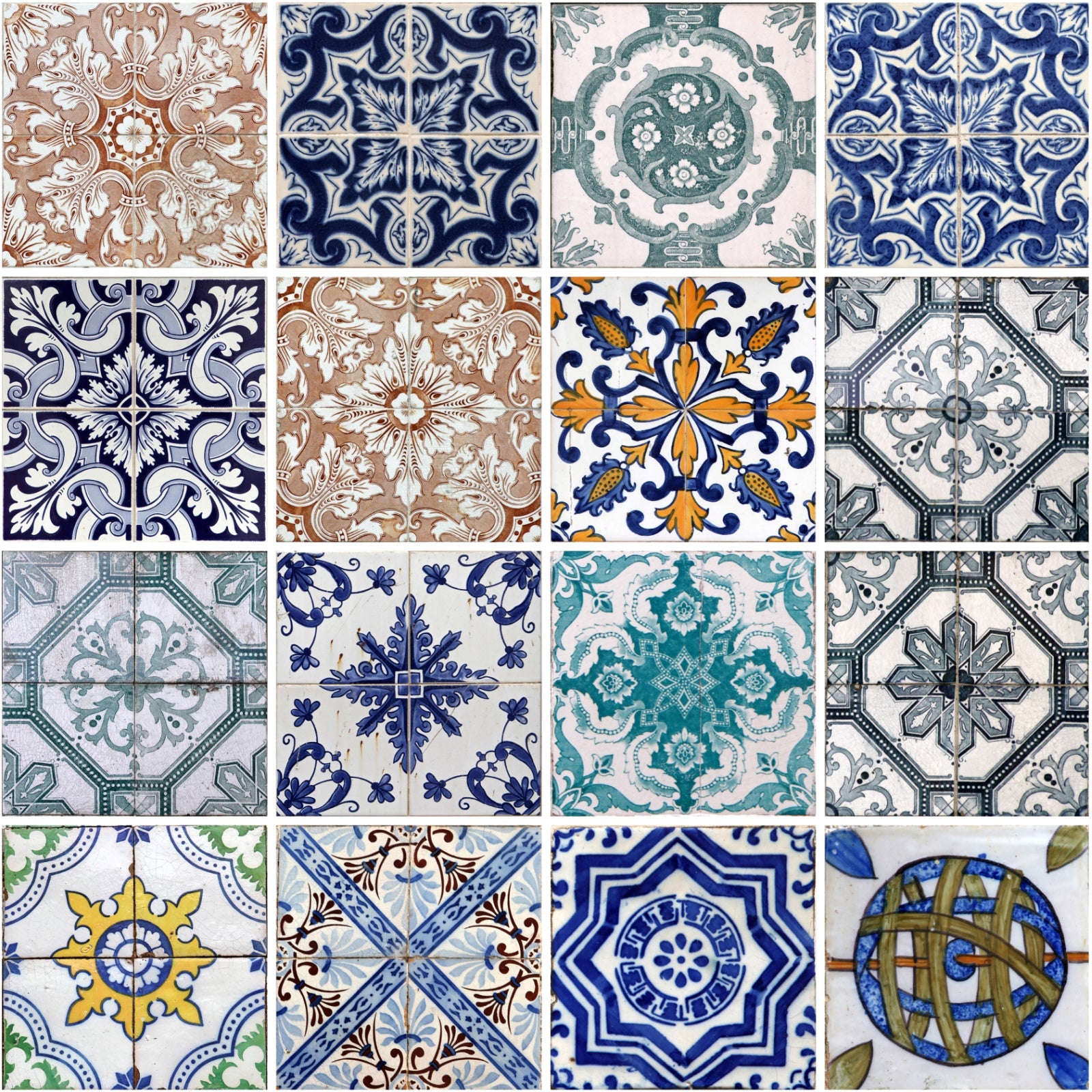 Badrückwand Patchwork