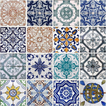 Badrückwand Patchwork