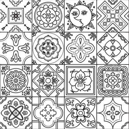 Badrückwand Patchwork