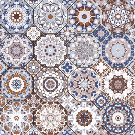 Badrückwand Patchwork