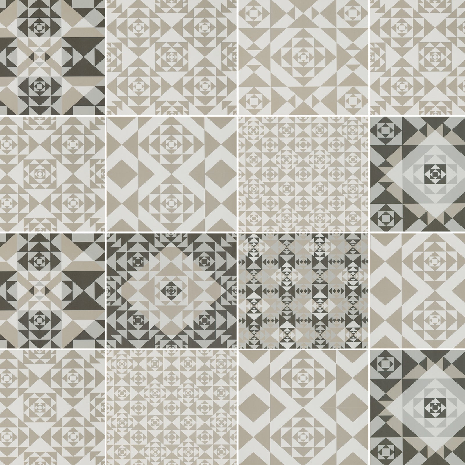 Badrückwand Patchwork