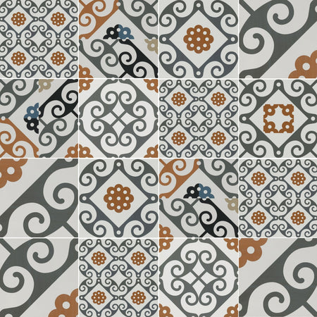 Badrückwand Patchwork