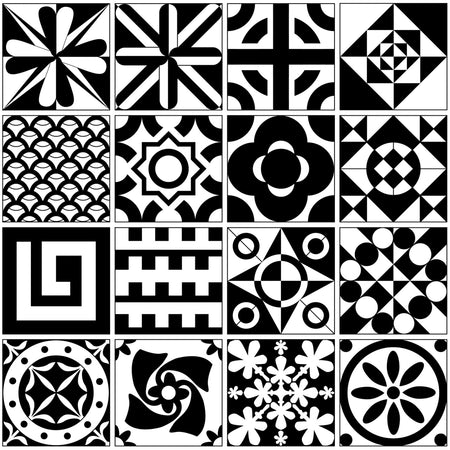 Badrückwand Patchwork