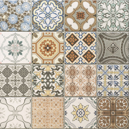 Badrückwand Patchwork