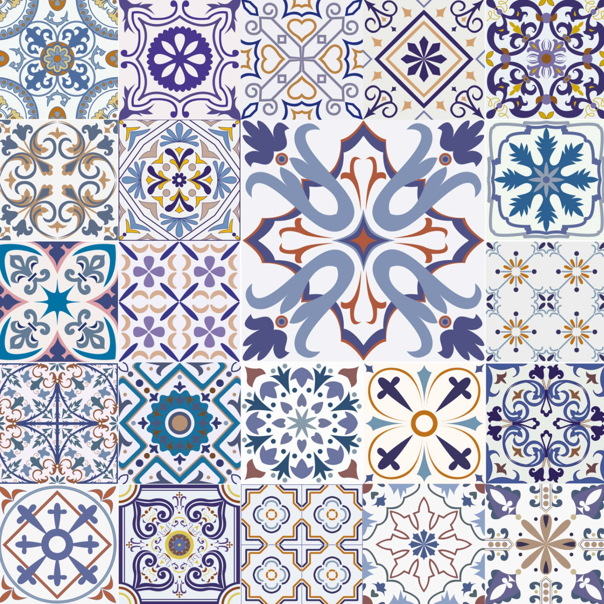 Badrückwand Patchwork