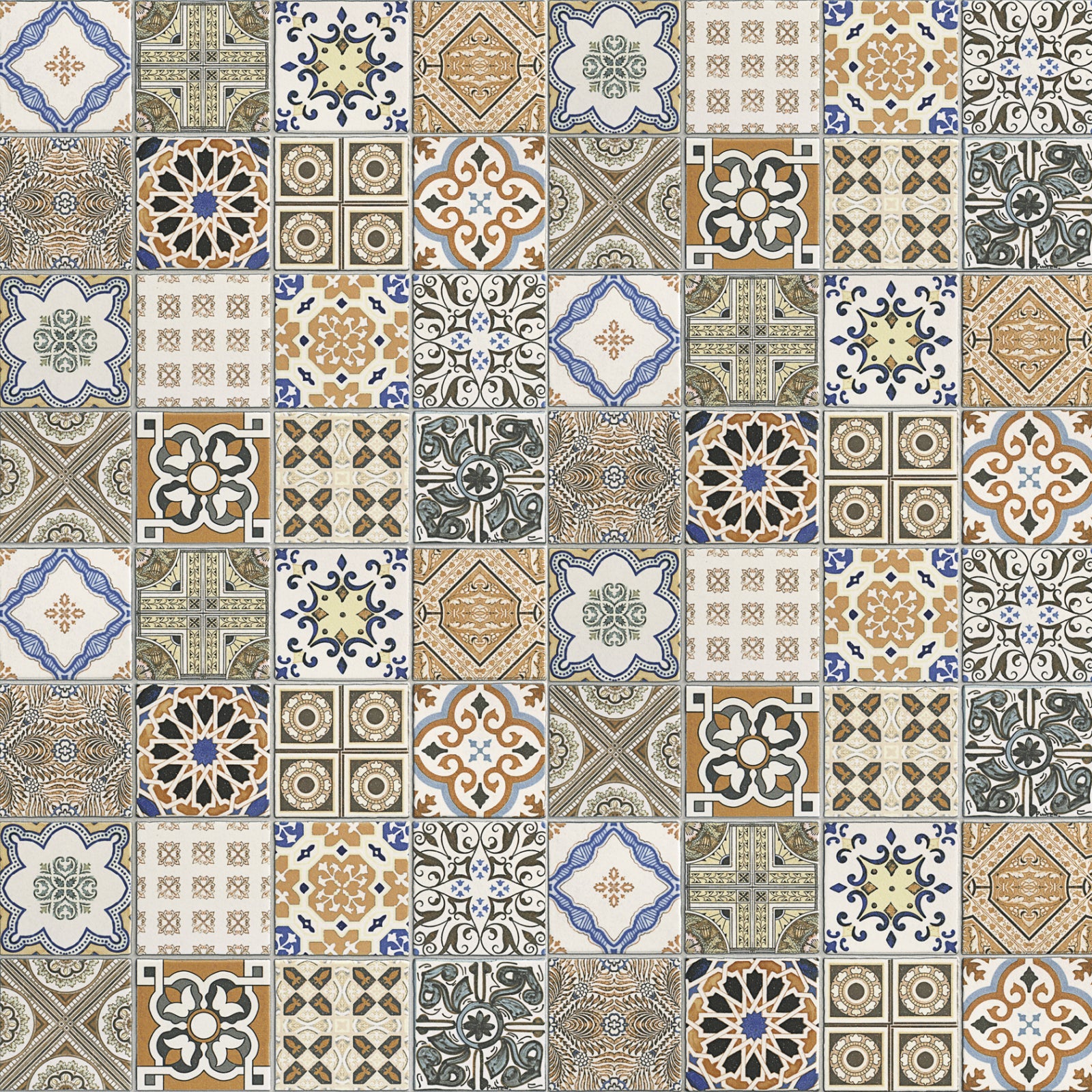 Badrückwand Patchwork