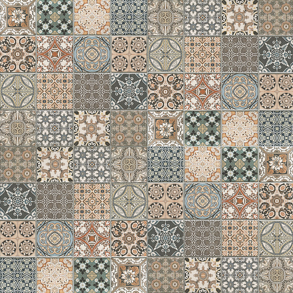 Badrückwand Patchwork