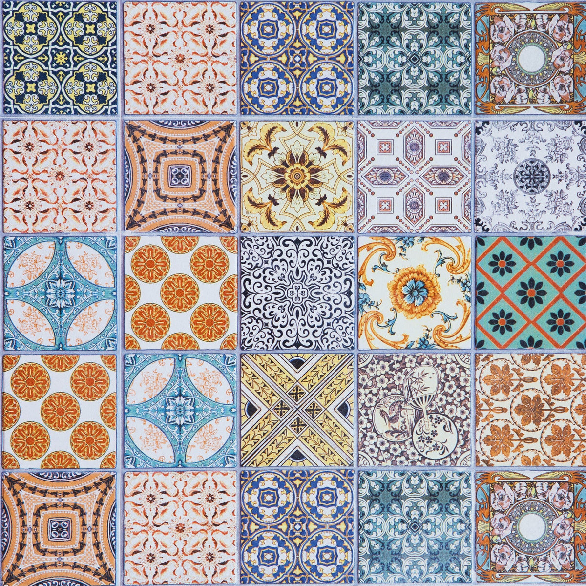 Badrückwand Patchwork