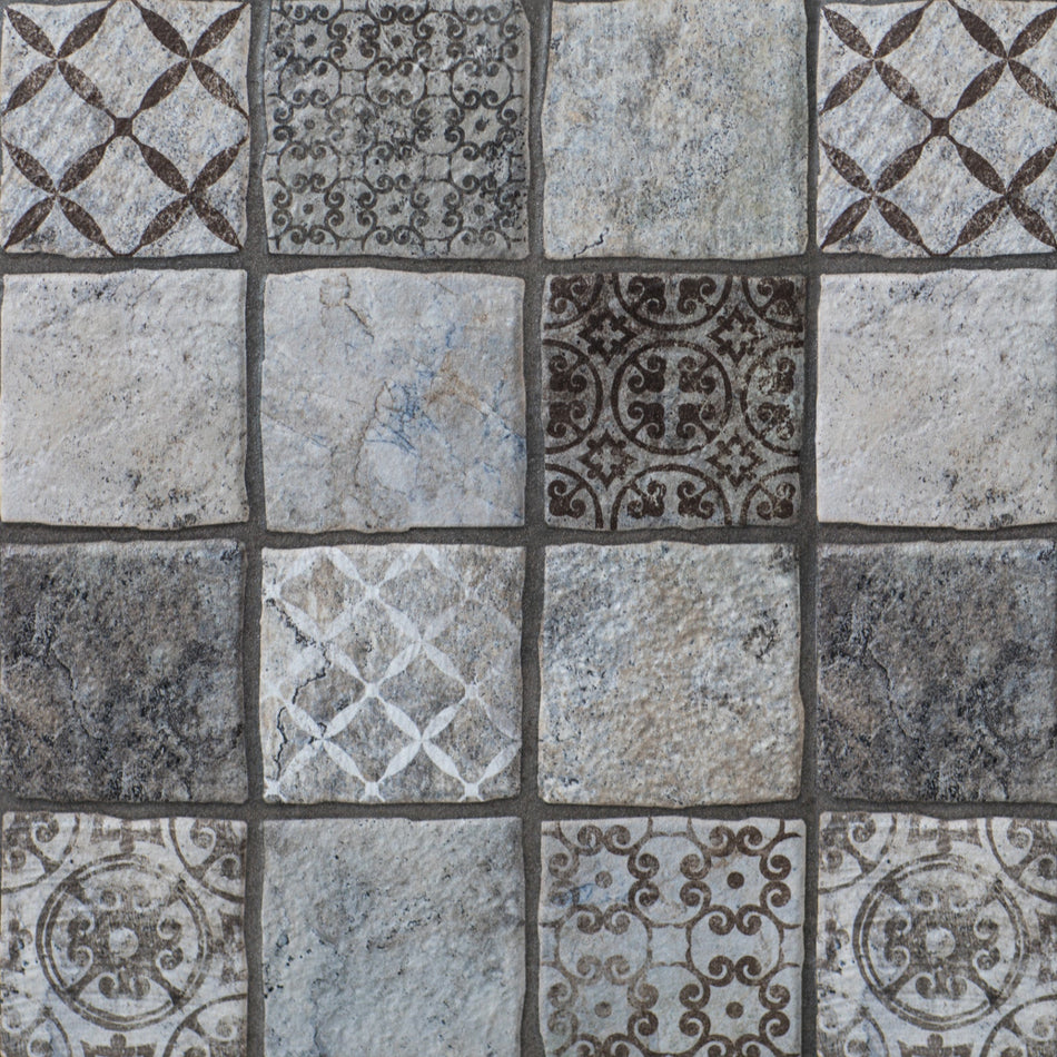 Badrückwand Patchwork