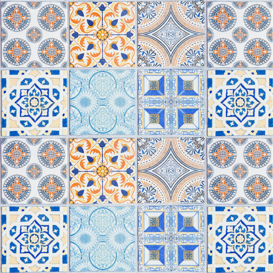 Badrückwand Patchwork