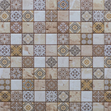 Badrückwand Patchwork