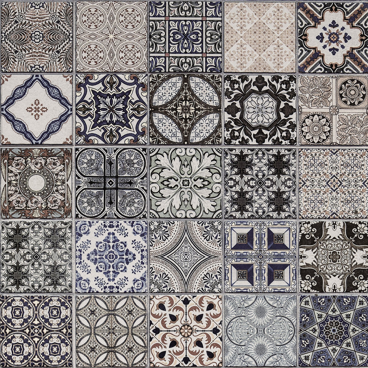 Badrückwand Patchwork