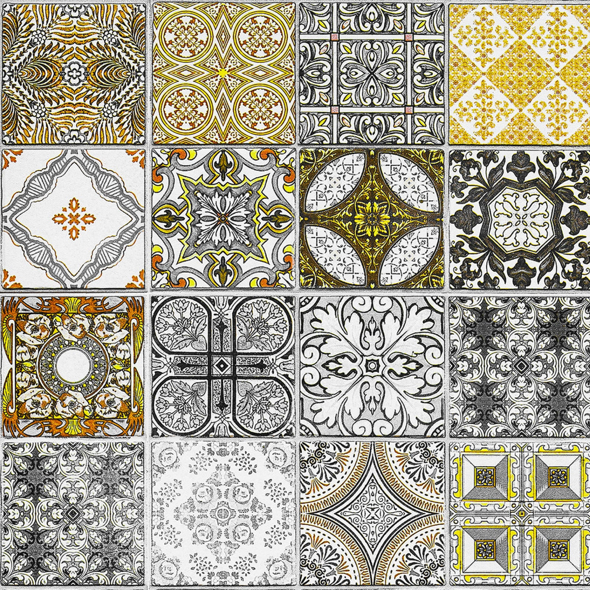 Badrückwand Patchwork