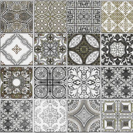 Badrückwand Patchwork