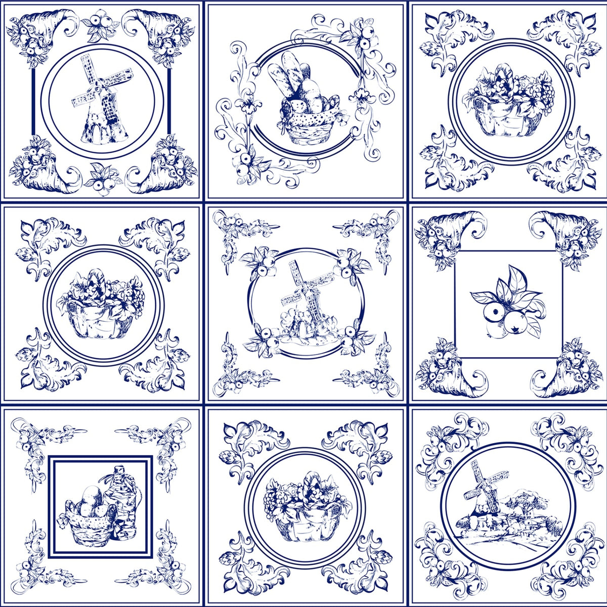 Badrückwand Patchwork