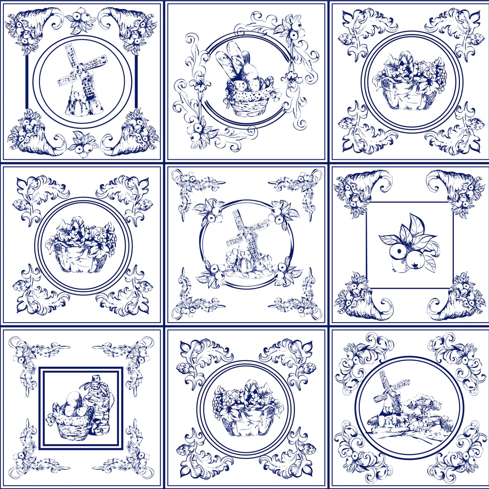 Badrückwand Patchwork