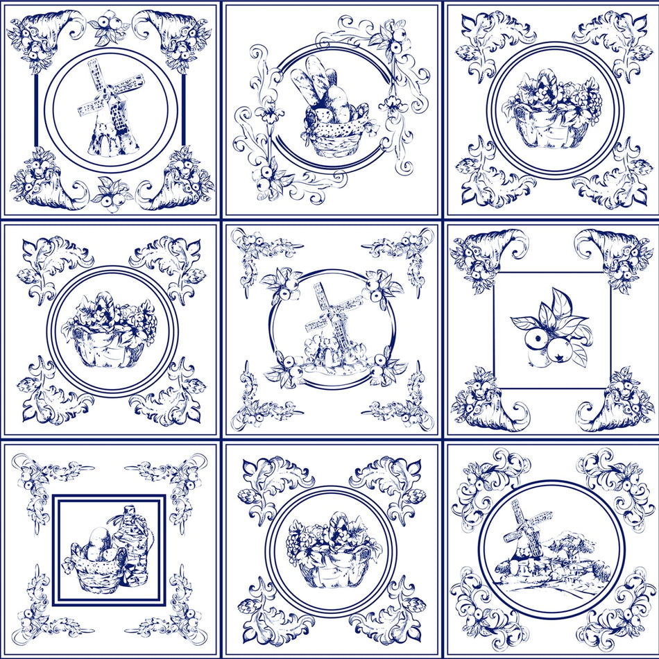 Badrückwand Patchwork