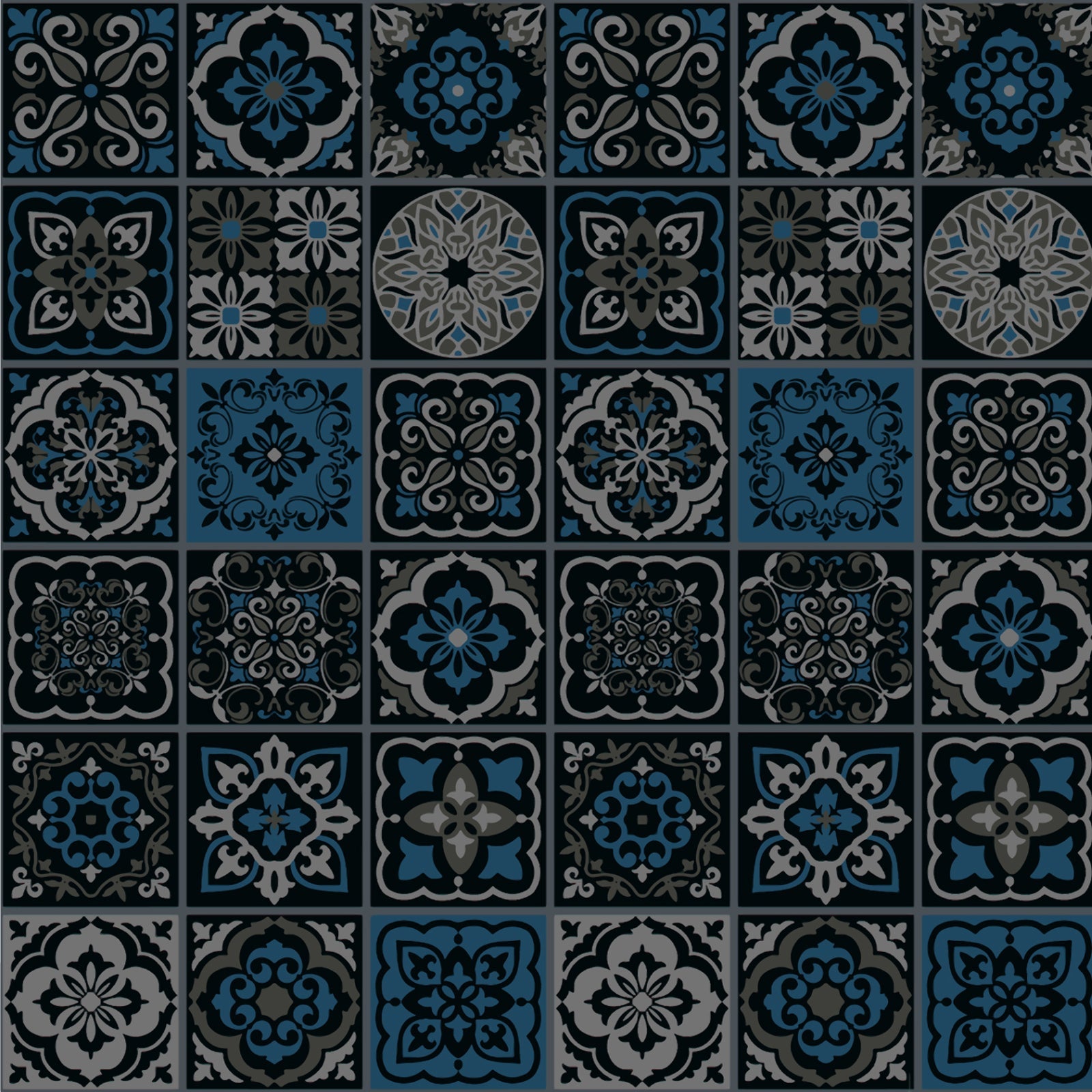 Badrückwand Patchwork