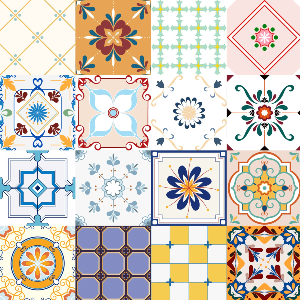 Badrückwand Patchwork