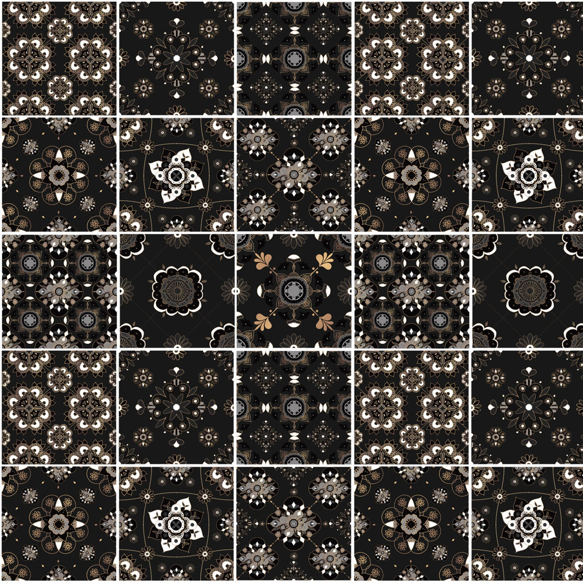 Badrückwand Patchwork