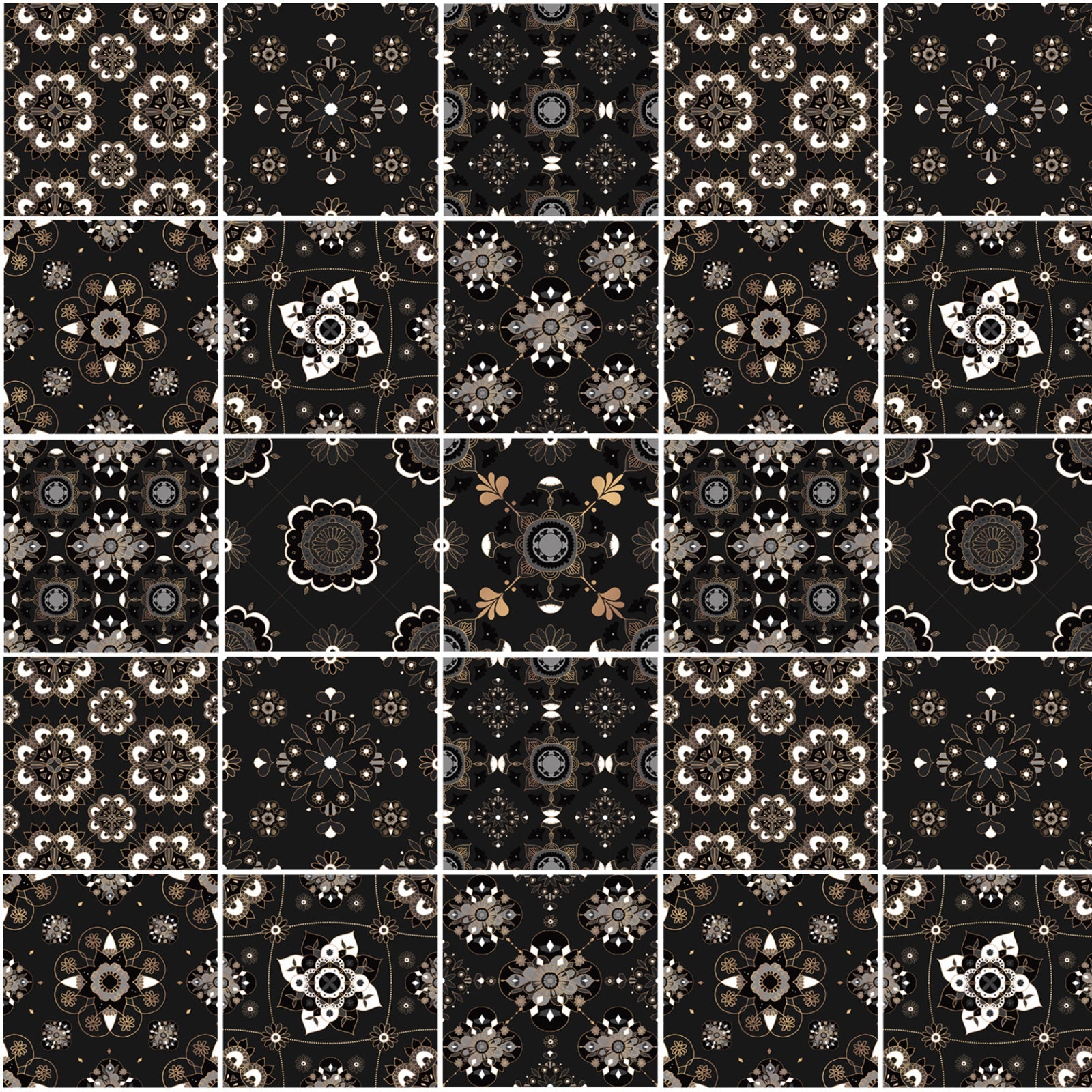 Badrückwand Patchwork