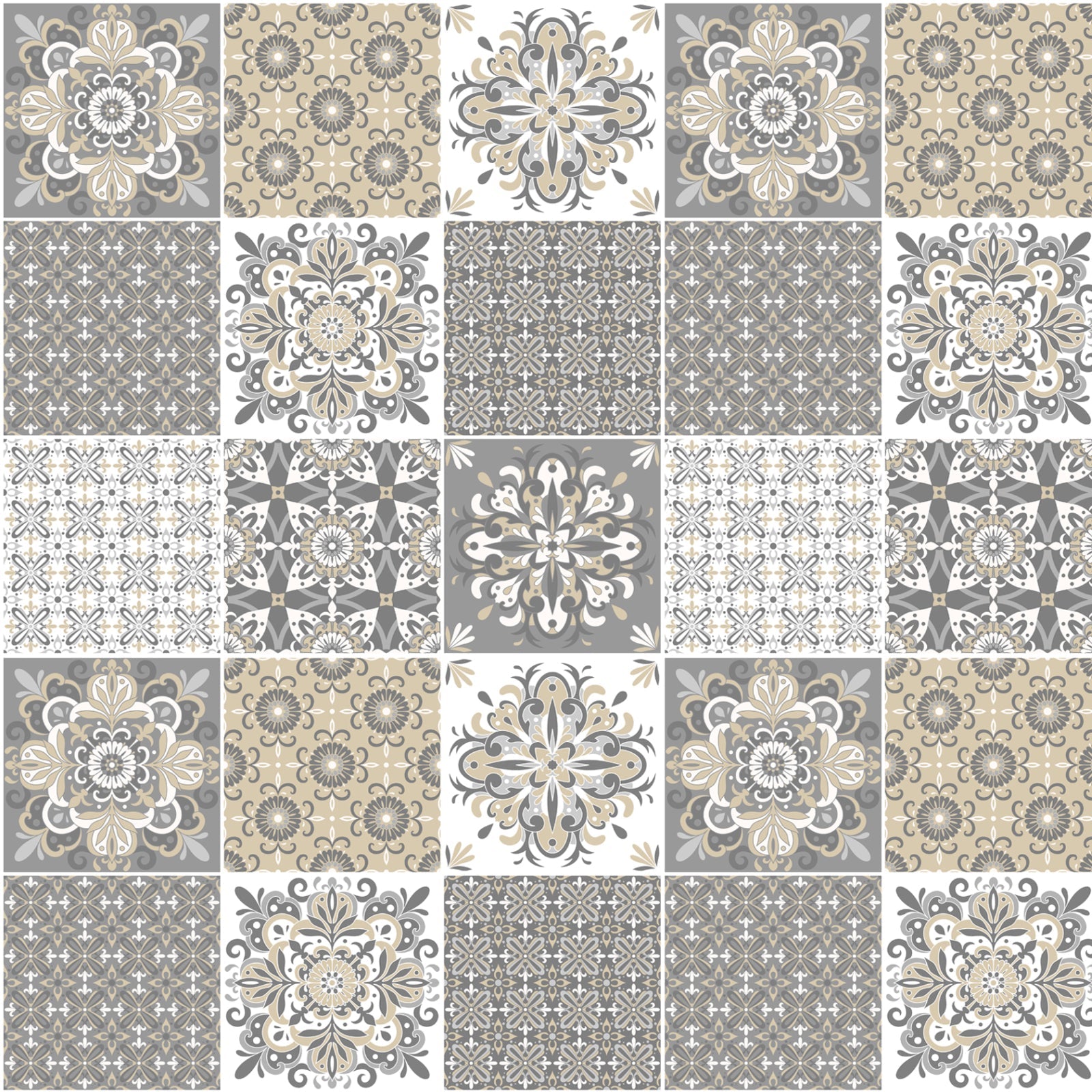 Badrückwand Patchwork