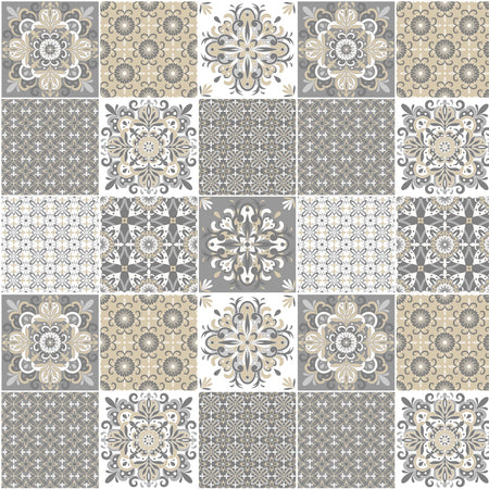 Badrückwand Patchwork