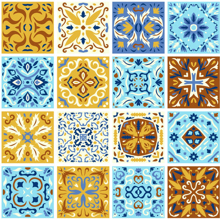 Badrückwand Patchwork