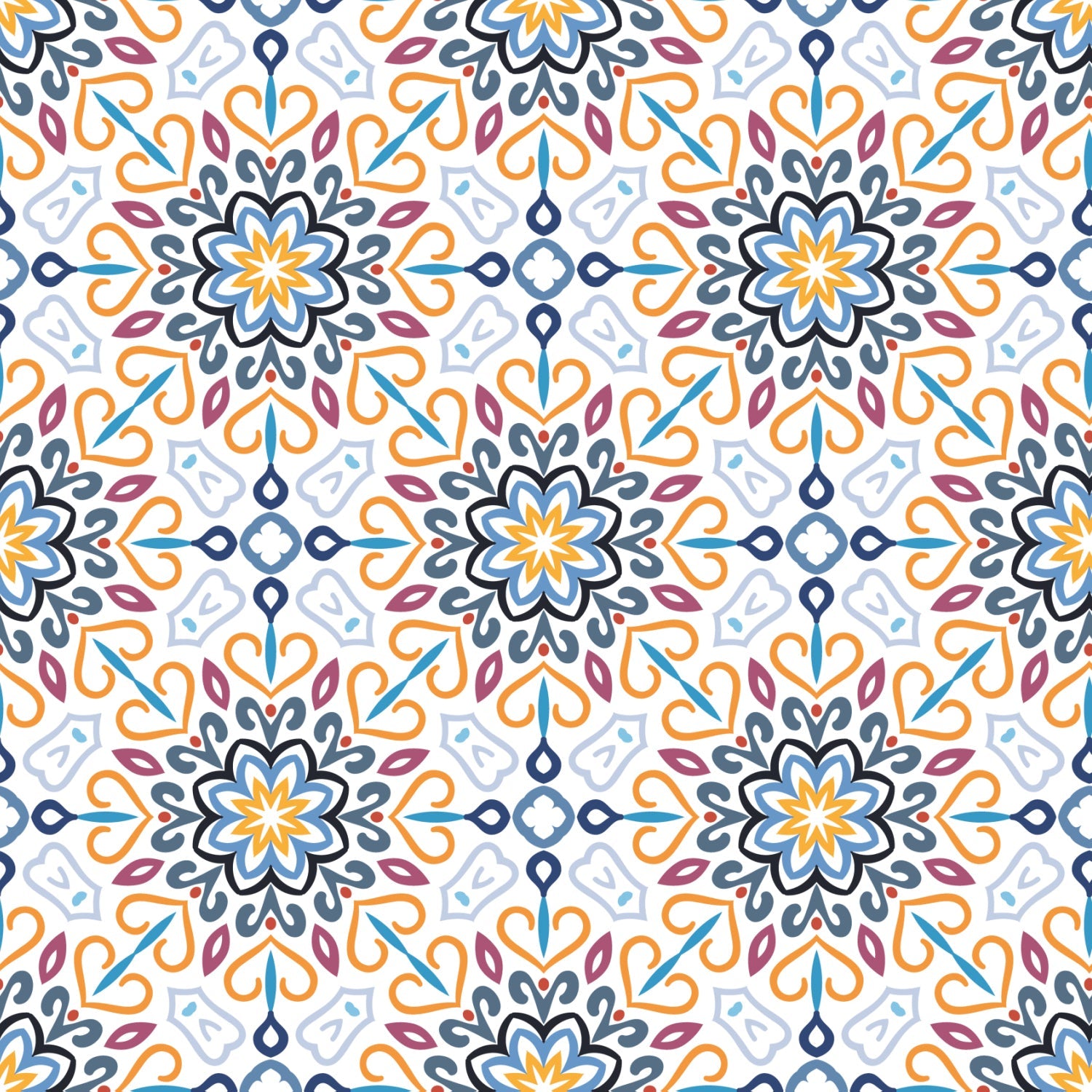 Duschrückwand Patchwork