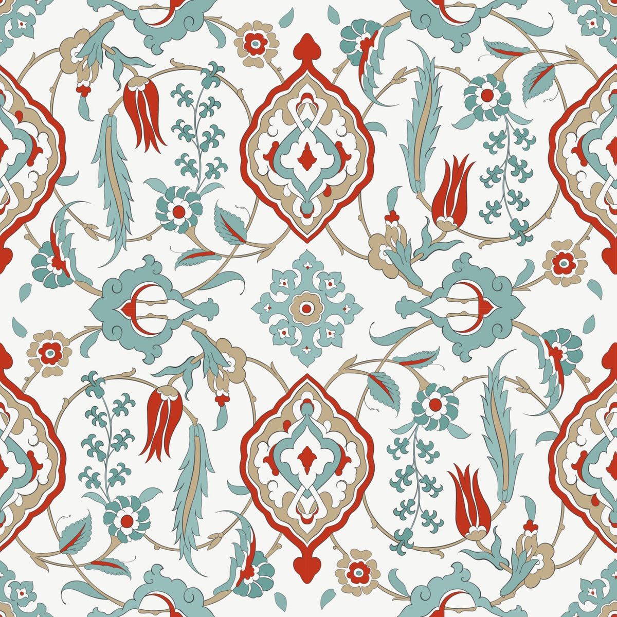 Duschrückwand Patchwork