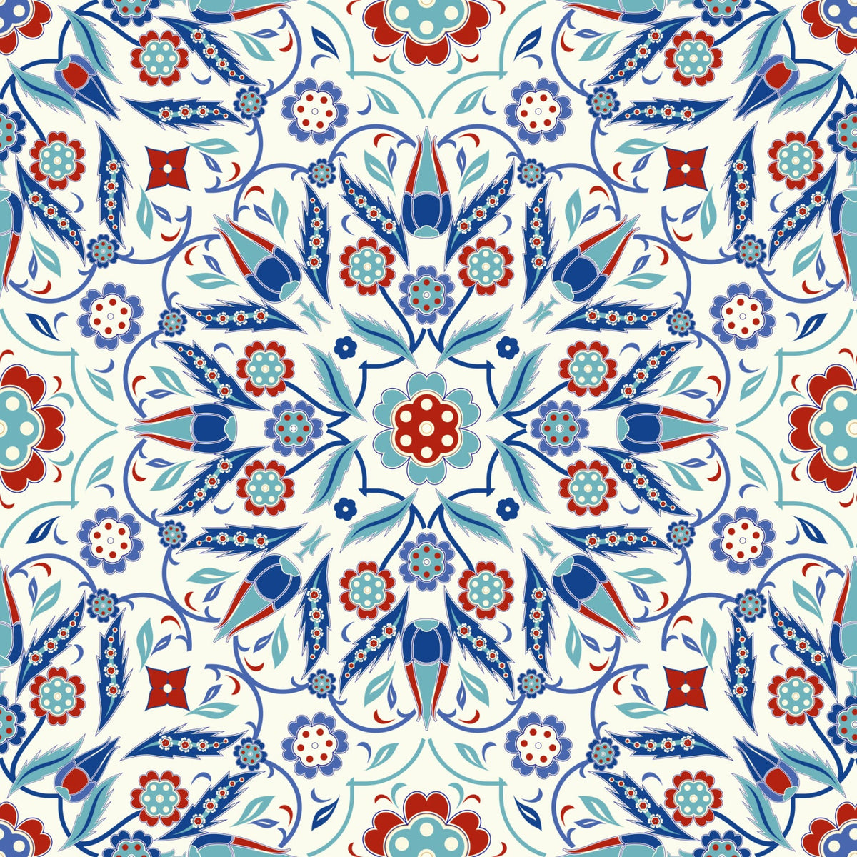 Duschrückwand Patchwork