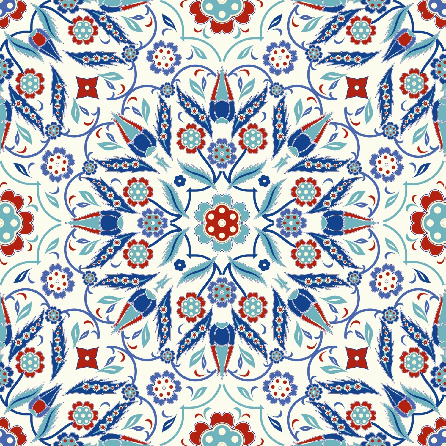 Duschrückwand Patchwork