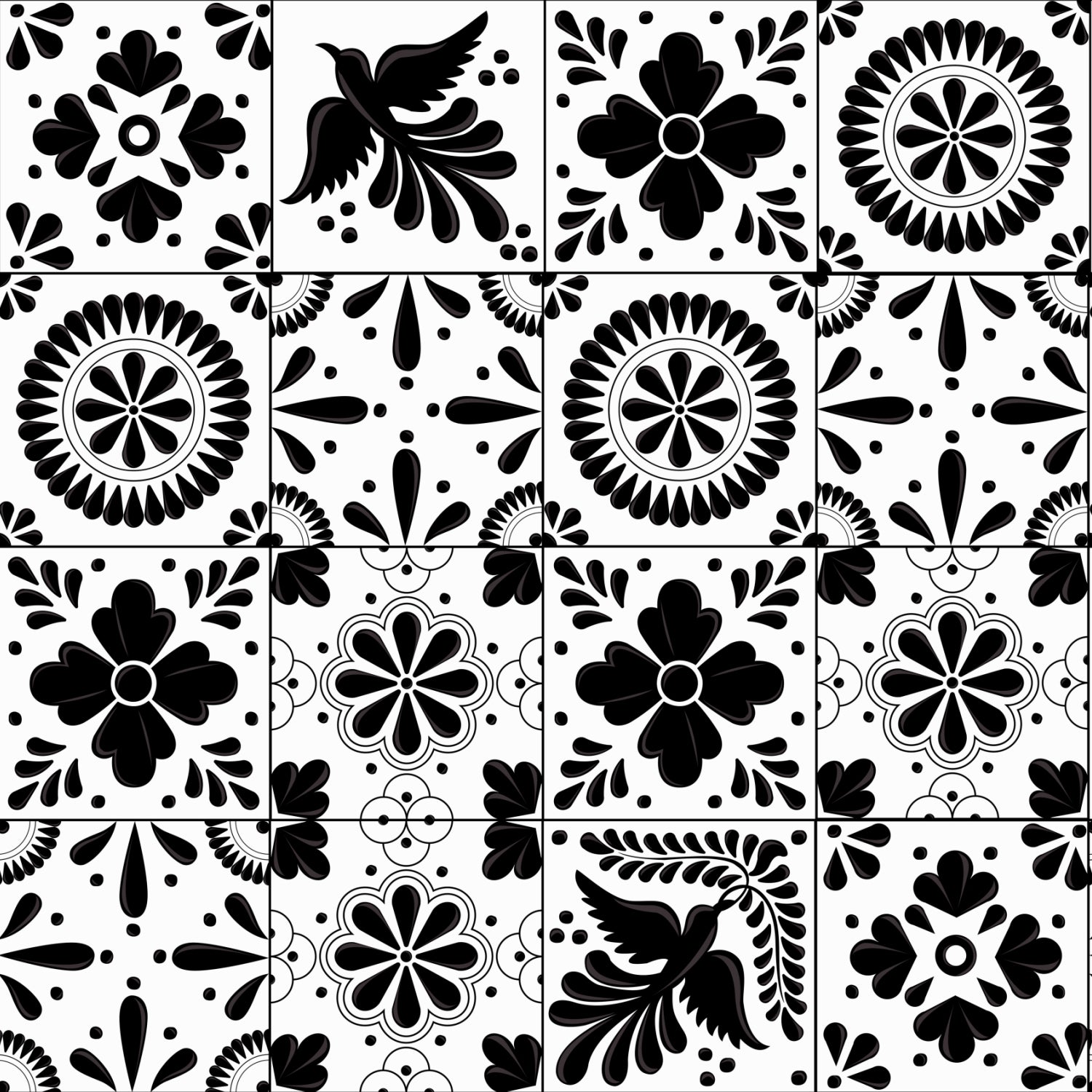 Duschrückwand Patchwork