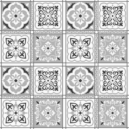 Duschrückwand Patchwork