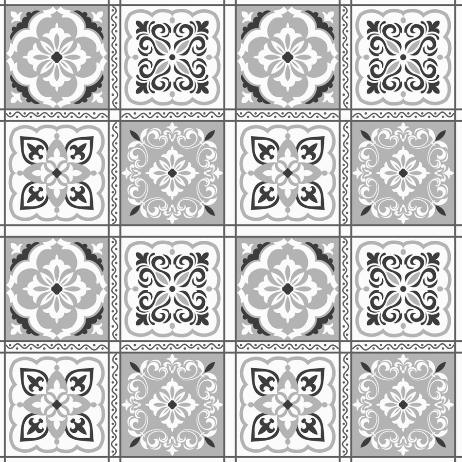 Duschrückwand Patchwork