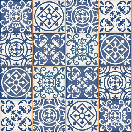 Duschrückwand Patchwork