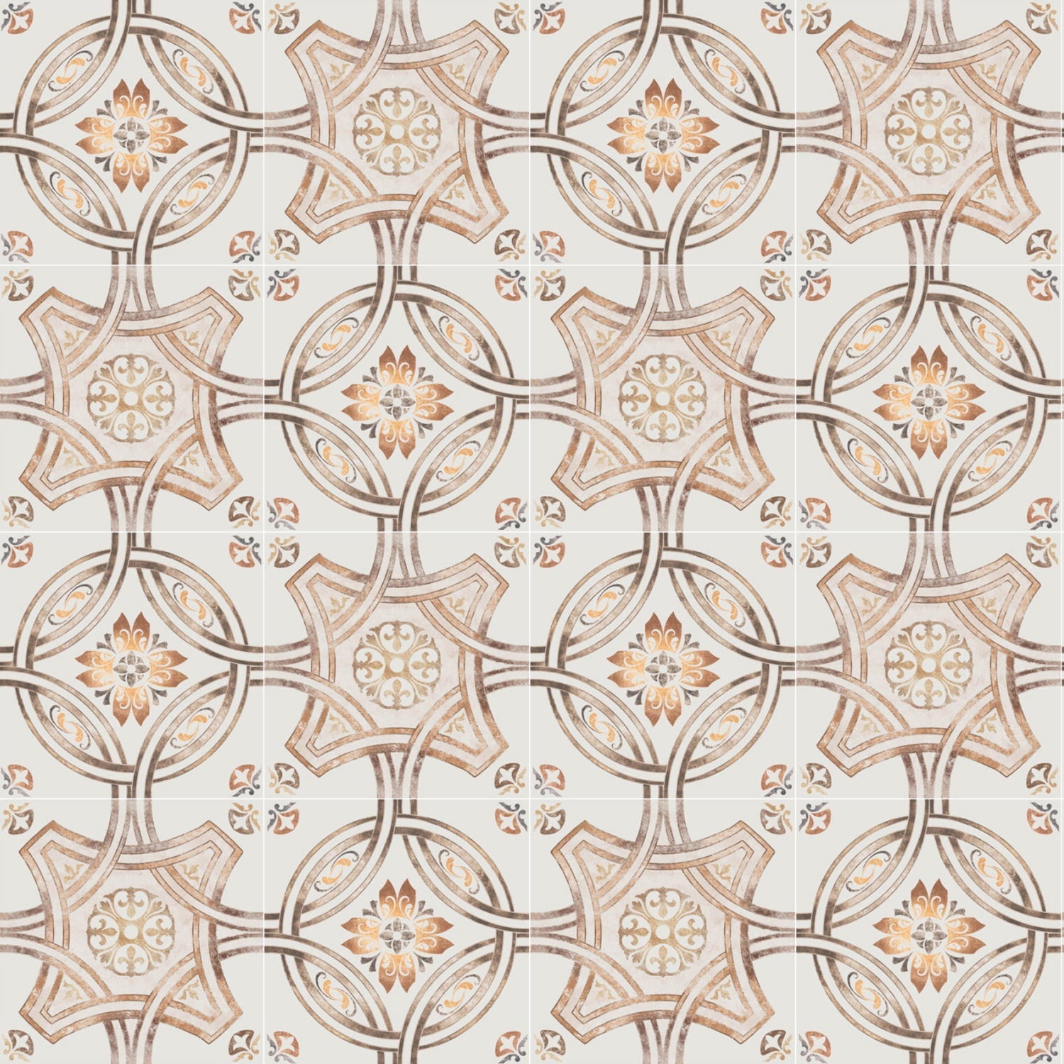 Duschrückwand Patchwork