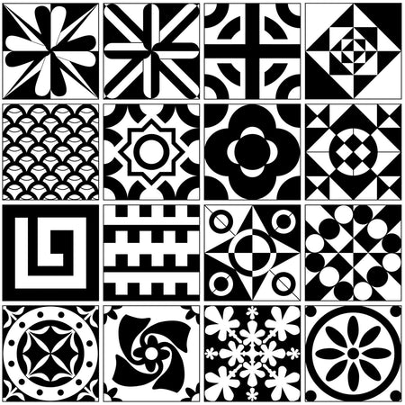 Duschrückwand Patchwork