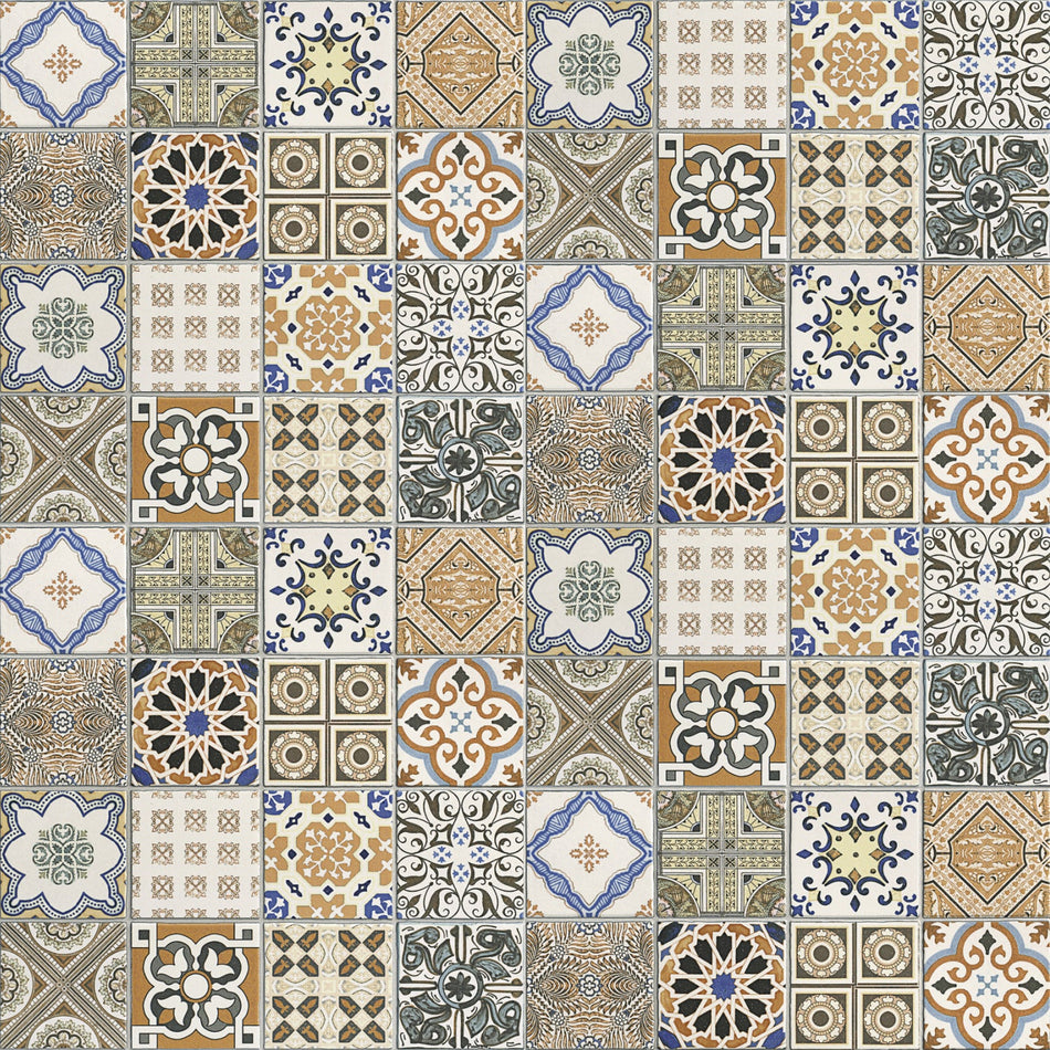 Duschrückwand Patchwork