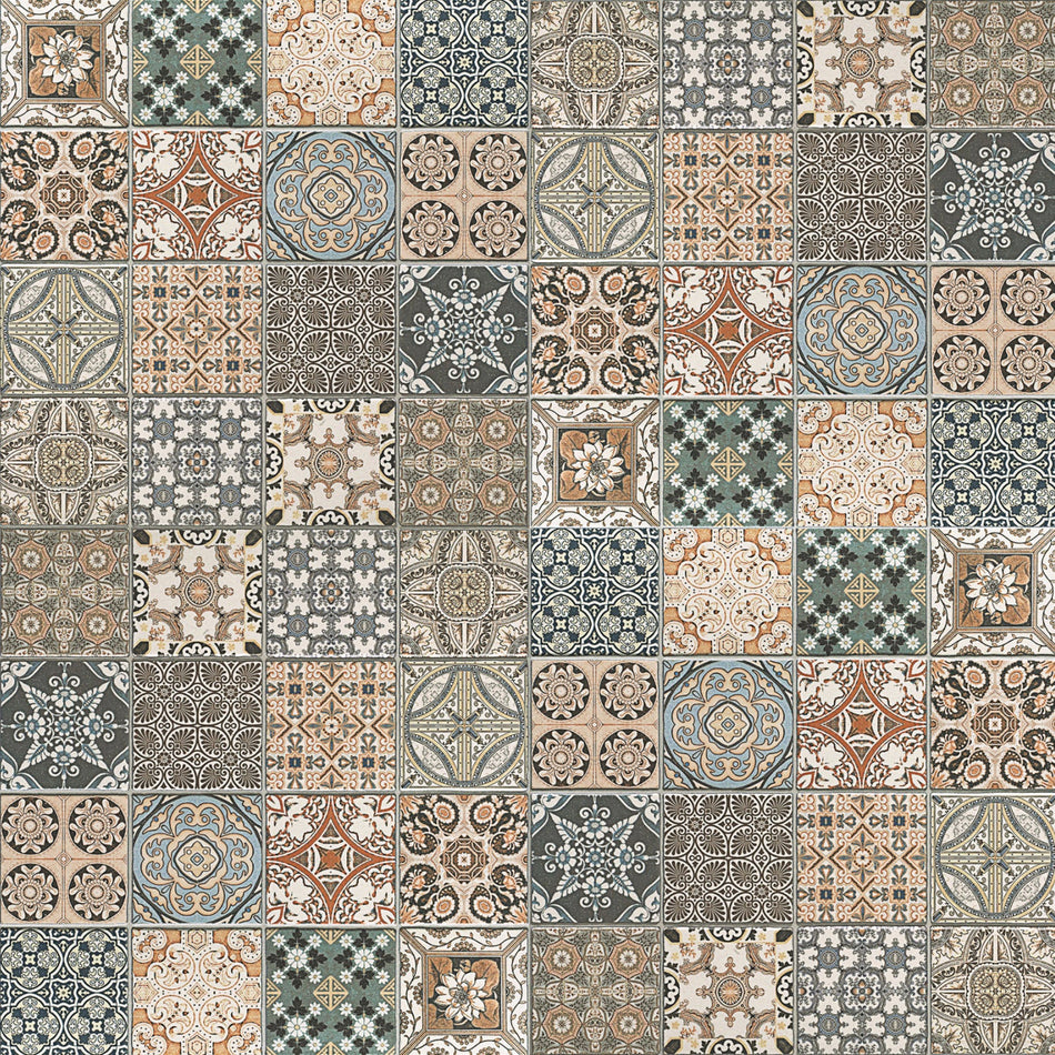 Duschrückwand Patchwork