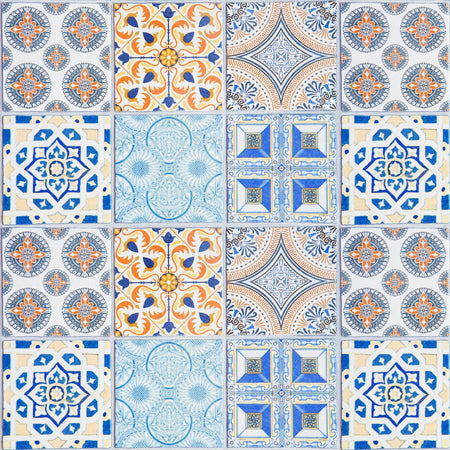 Duschrückwand Patchwork