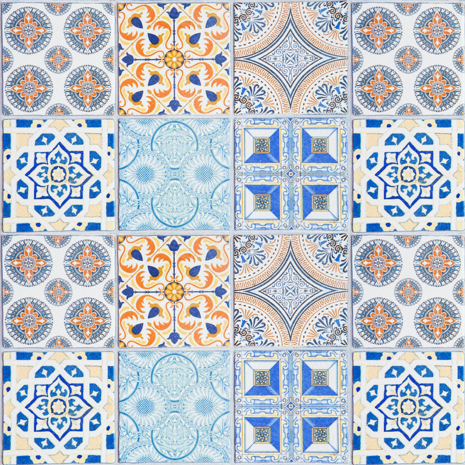 Duschrückwand Patchwork