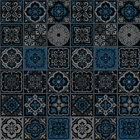 Duschrückwand Patchwork