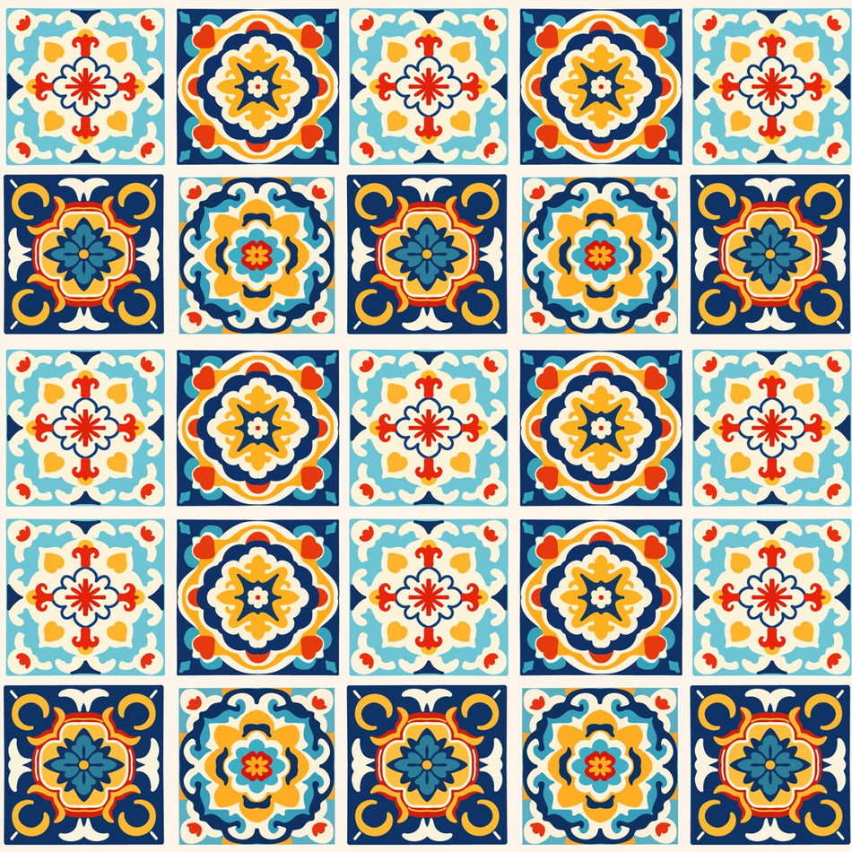 Duschrückwand Patchwork