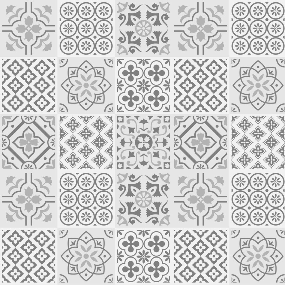 Duschrückwand Patchwork